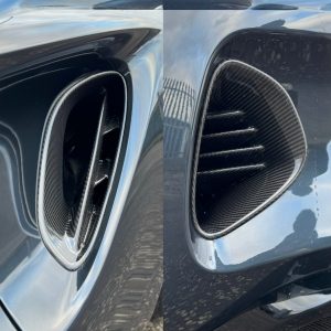 Lotus emira carbon fibre intake duct vents